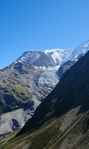 Preview wallpaper mountain, peak, slope, landscape, height