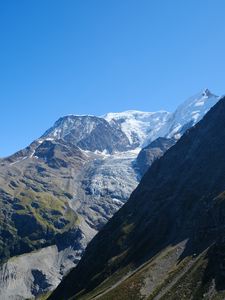 Preview wallpaper mountain, peak, slope, landscape, height