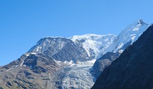 Preview wallpaper mountain, peak, slope, landscape, height
