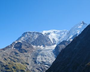Preview wallpaper mountain, peak, slope, landscape, height