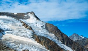 Preview wallpaper mountain, peak, snow, relief, landscape