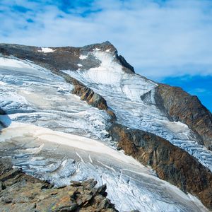 Preview wallpaper mountain, peak, snow, relief, landscape