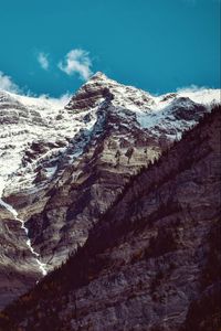 Preview wallpaper mountain, peak, snow, vertex