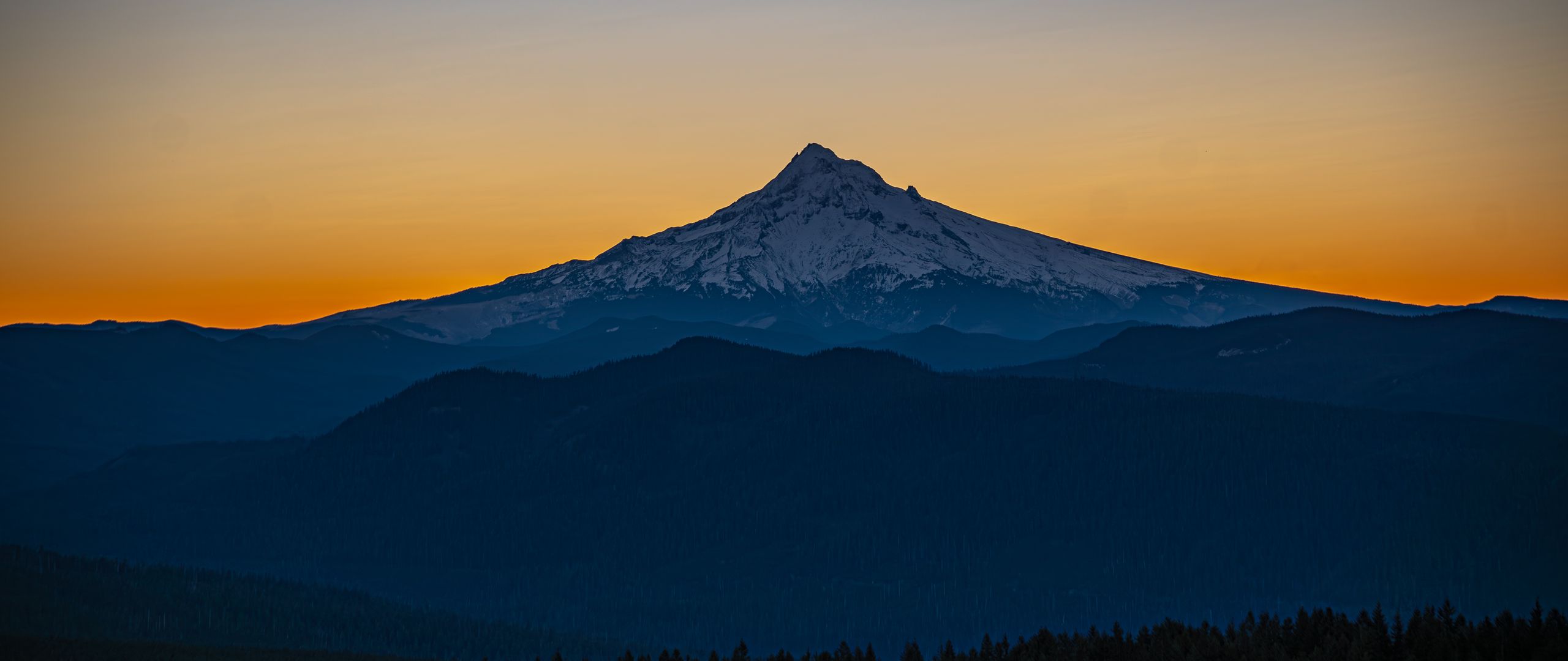 Download wallpaper 2560x1080 mountain, peak, snow, dawn, landscape dual ...