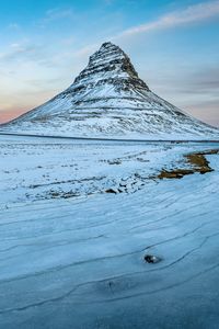 Preview wallpaper mountain, peak, snow, winter, nature, landscape