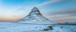 Preview wallpaper mountain, peak, snow, winter, nature, landscape