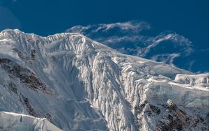 Preview wallpaper mountain, peak, snow, ice, slope