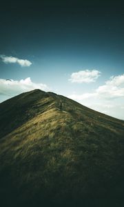 Preview wallpaper mountain, peak, solitude, freedom, peak district national park, united kingdom