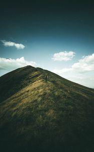 Preview wallpaper mountain, peak, solitude, freedom, peak district national park, united kingdom