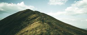 Preview wallpaper mountain, peak, solitude, freedom, peak district national park, united kingdom