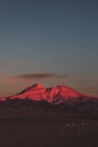 Preview wallpaper mountain, peak, twilight