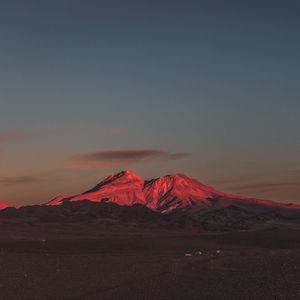 Preview wallpaper mountain, peak, twilight