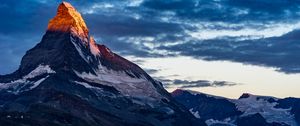 Preview wallpaper mountain, peak, zermatt, switzerland