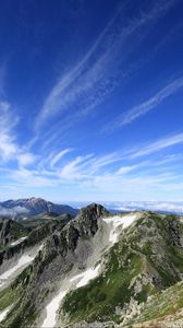 Preview wallpaper mountain, relief, slope, nature, sky, landscape