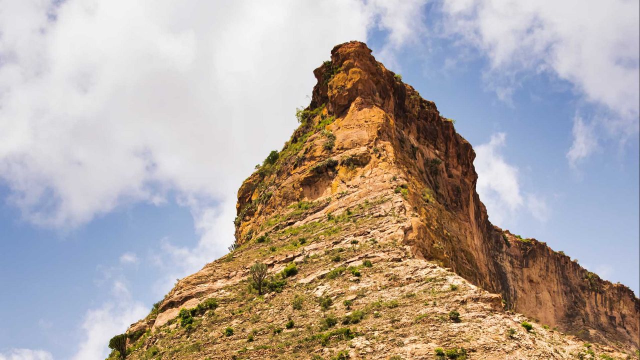 Wallpaper mountain, rock, peak, nature