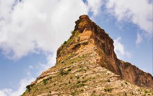 Preview wallpaper mountain, rock, peak, nature