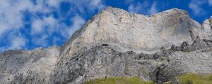 Preview wallpaper mountain, rock, plain, relief, sky, nature