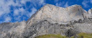 Preview wallpaper mountain, rock, plain, relief, sky, nature