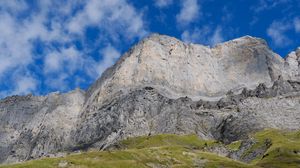 Preview wallpaper mountain, rock, plain, relief, sky, nature