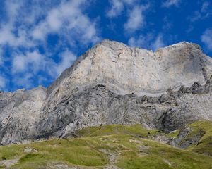 Preview wallpaper mountain, rock, plain, relief, sky, nature