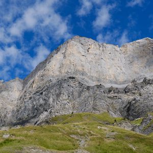 Preview wallpaper mountain, rock, plain, relief, sky, nature