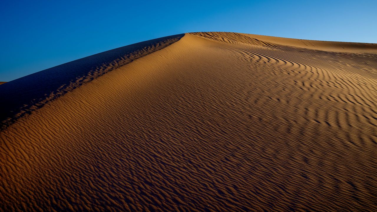 Wallpaper mountain, sand, desert, relief