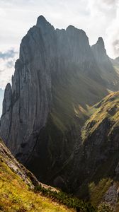 Preview wallpaper mountain, slope, gorge, nature