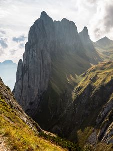 Preview wallpaper mountain, slope, gorge, nature