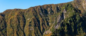 Preview wallpaper mountain, slope, landscape, relief, trees