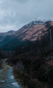 Preview wallpaper mountain, slope, path, nature, landscape
