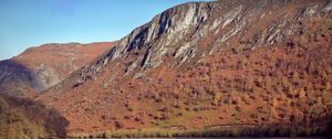 Preview wallpaper mountain, slope, reflection, lake, landscape