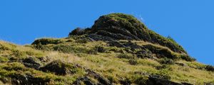 Preview wallpaper mountain, slope, relief, grass, nature