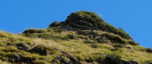 Preview wallpaper mountain, slope, relief, grass, nature