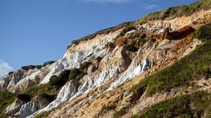 Preview wallpaper mountain, slope, relief, stones, sand