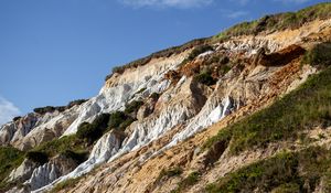 Preview wallpaper mountain, slope, relief, stones, sand