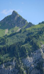 Preview wallpaper mountain, slope, top, relief, nature