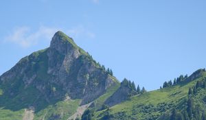 Preview wallpaper mountain, slope, top, relief, nature