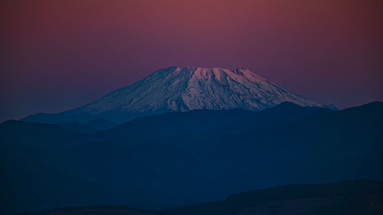 Wallpaper mountain, snow, hills, shadows, nature