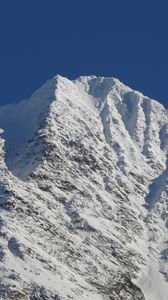 Preview wallpaper mountain, snow, landscape, peak, slope, relief