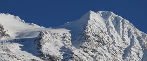 Preview wallpaper mountain, snow, landscape, peak, slope, relief