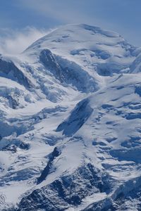 Preview wallpaper mountain, snow, peak, white, landscape