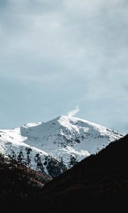 Preview wallpaper mountain, snow, peak, swiss alps, switzerland