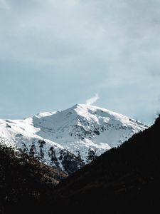 Preview wallpaper mountain, snow, peak, swiss alps, switzerland