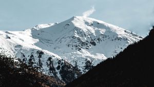 Preview wallpaper mountain, snow, peak, swiss alps, switzerland