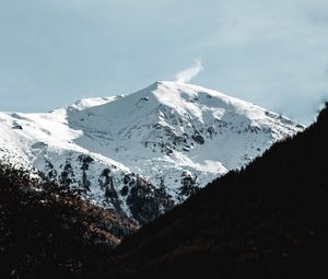 Preview wallpaper mountain, snow, peak, swiss alps, switzerland