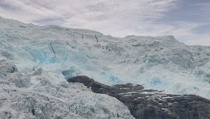 Preview wallpaper mountain, snow, relief, cranny, nature