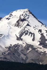 Preview wallpaper mountain, snow, relief, landscape, nature, winter