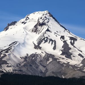 Preview wallpaper mountain, snow, relief, landscape, nature, winter