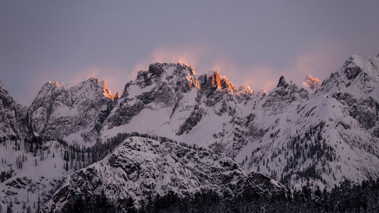 Wallpaper mountain, snow, slope, snowy, winter
