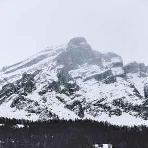Preview wallpaper mountain, snow, winter, landscape